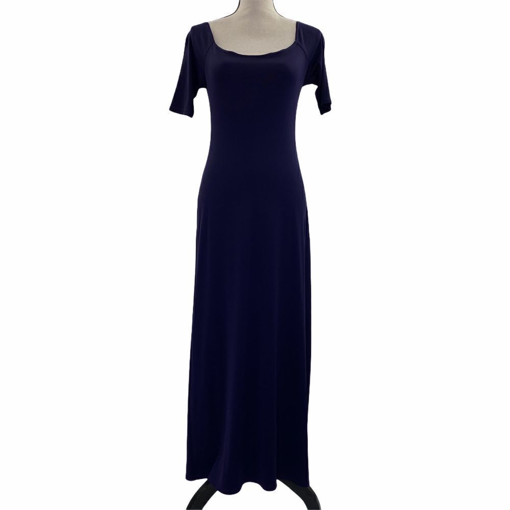 LAUNDRY Shelli Segal Short Sleeve Maxi Dress M